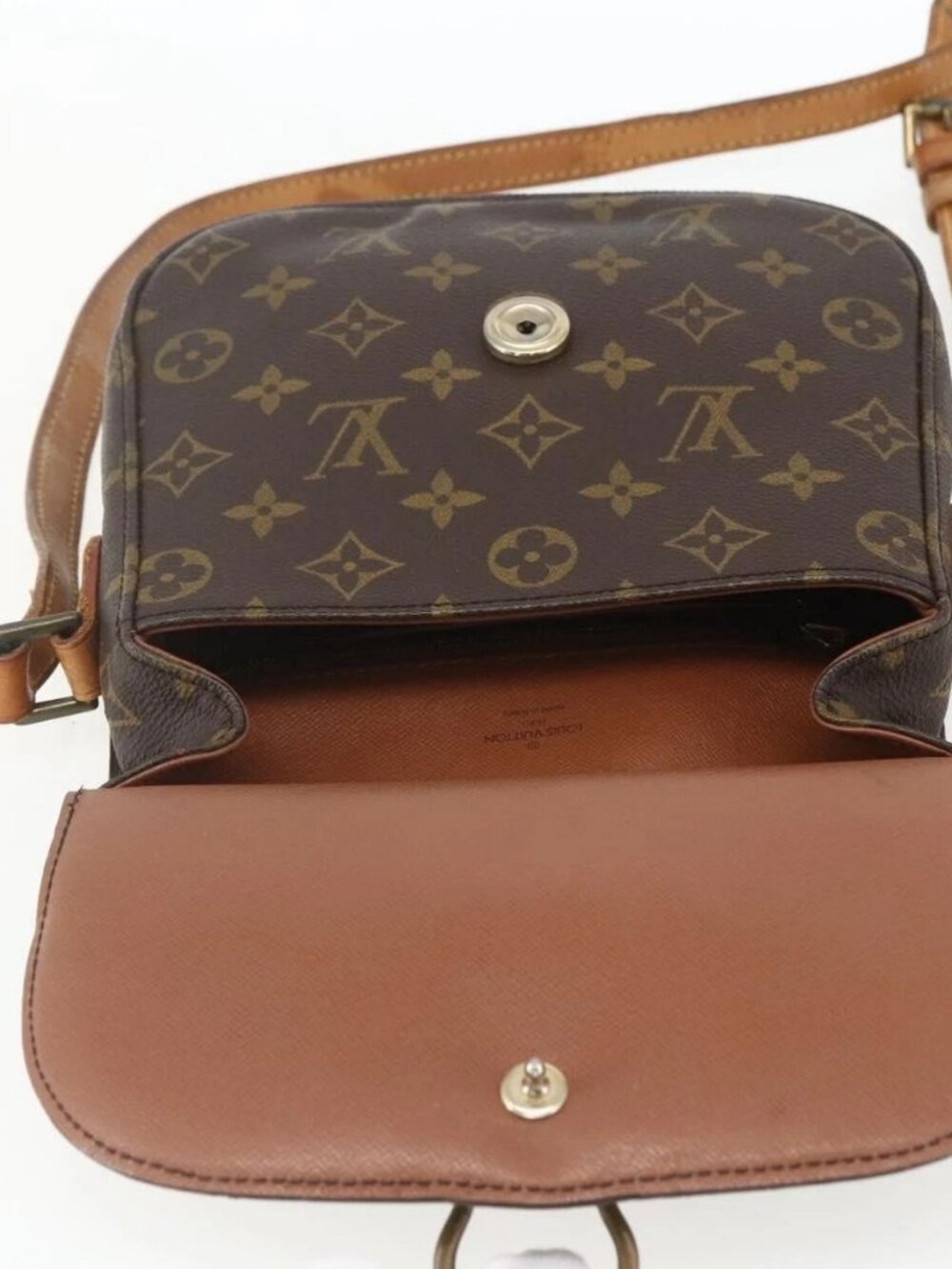 LOUIS VUITTON Monogram Saint Cloud MM Shoulder Bag M51243 LV Auth 162494 - Picture 13 of 16